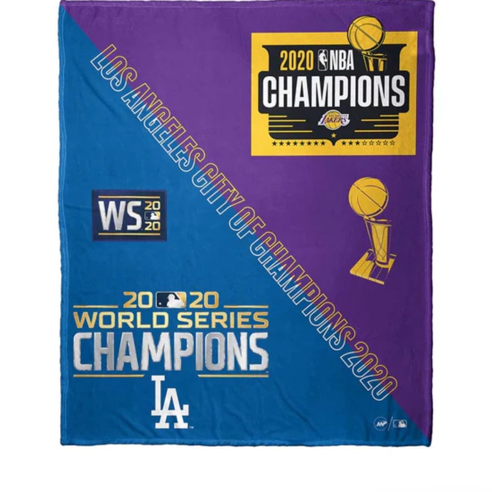 NBA Los Angeles City of Champs Silk Touch Throw Blanket
